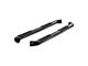 3-Inch Round Side Step Bars; Black (07-18 Silverado 1500 Extended/Double Cab)