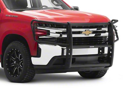 Go Rhino 3100 Series StepGuard Grille Guard; Textured Black (19-21 Silverado 1500; 2022 Silverado 1500 LTD)