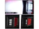 3D LED Light Bar Tail Lights; Black Housing; Smoked Lens (19-23 Silverado 1500 w/ Factory Halogen Tail Lights)