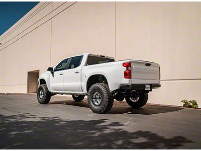 4-Inch Bulge Bedsides; Fiberglass (19-24 Silverado 1500 w/ 5.80-Foot Short Box)