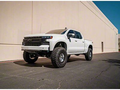 4-Inch Bulge Fenders; Fiberglass (19-21 Silverado 1500; 2022 Silverado 1500 LTD)