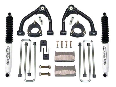 Tuff Country 4-Inch Upper Control Arm Suspension Lift Kit with SX8000 Shocks (07-18 2WD Silverado 1500 w/ Stock Cast Steel Control Arms)