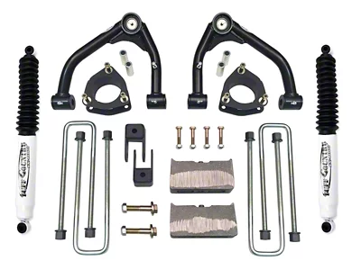 Tuff Country 4-Inch Upper Control Arm Suspension Lift Kit with SX8000 Shocks (14-18 2WD Silverado 1500 w/ Stock Cast Aluminum or Stamped Steel Control Arms)