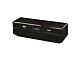 48-Inch Aluminum Flush Mount Tool Box; Black (Universal; Some Adaptation May Be Required)