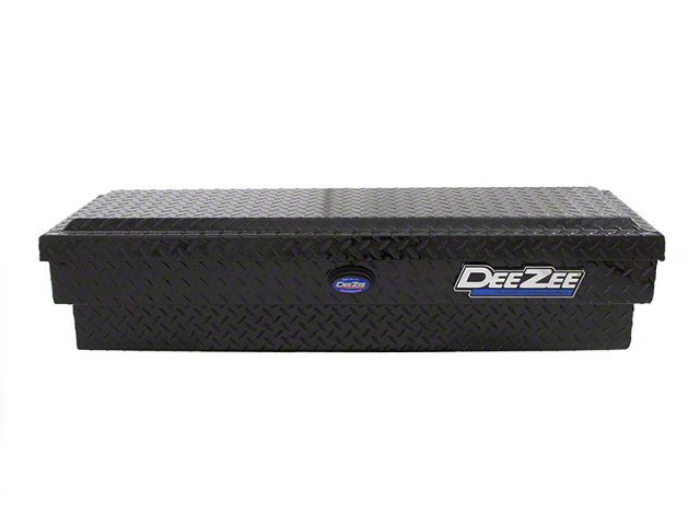 48-Inch Blue Label Series Side Mount Tool Box; Gloss Black (Universal; Some Adaptation May Be Required)