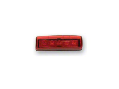 5-Diode Single Row LED Light; Red (Universal; Some Adaptation May Be Required)