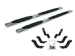 Go Rhino 5-Inch 1000 Series Side Step Bars; Polished (04-13 Silverado 1500 Crew Cab)