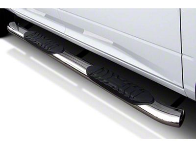 5-Inch Extreme Side Step Bars; Stainless Steel (07-18 Silverado 1500 Extended/Double Cab)