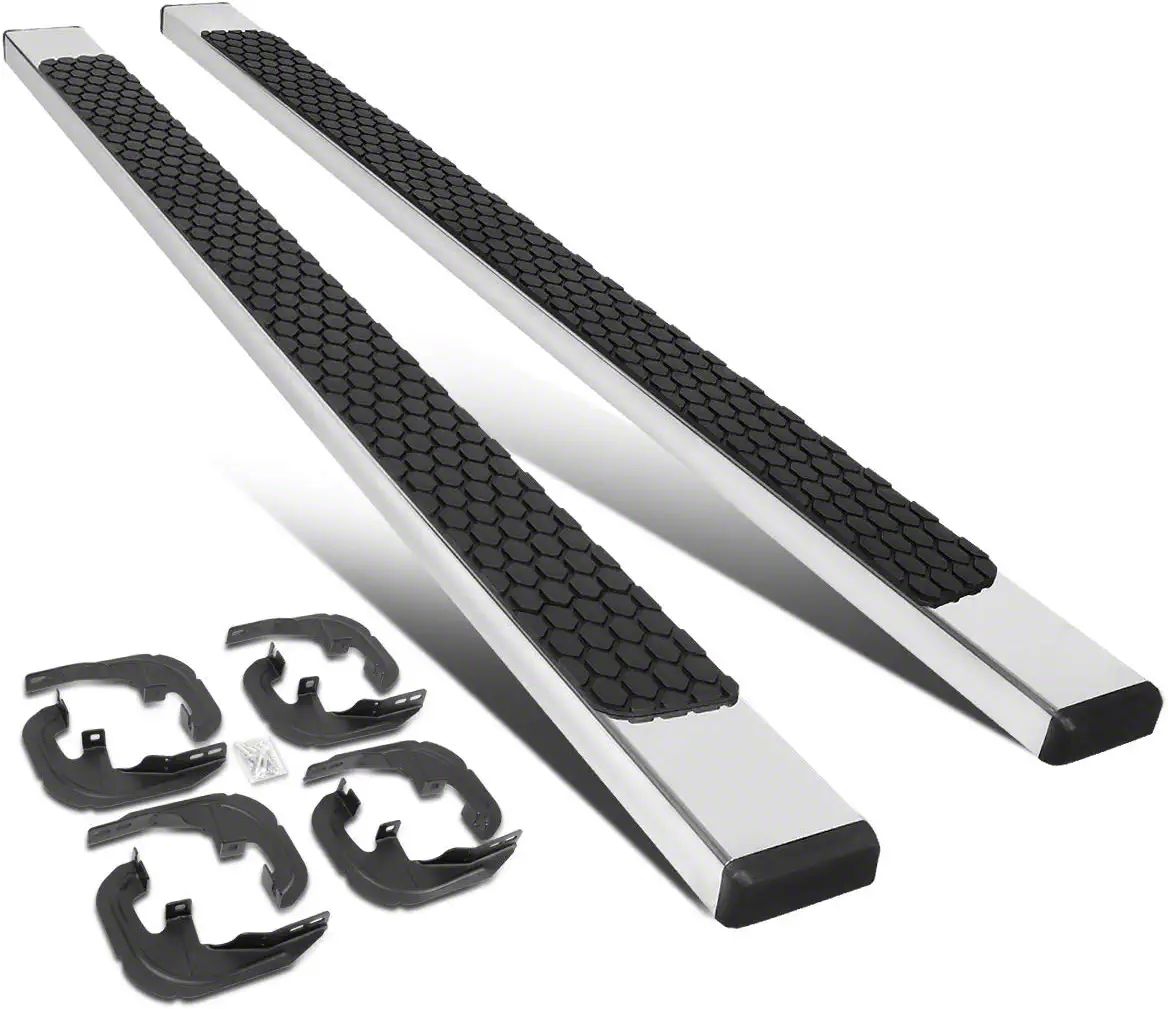 Silverado 1500 5Inch Step Running Boards; Stainless Steel