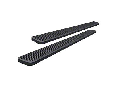 5-Inch iStep SS Running Boards; Black (07-18 Silverado 1500 Extended/Double Cab)