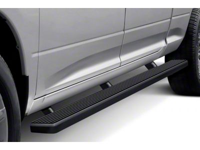 5-Inch iStep Wheel-to-Wheel Running Boards; Black (99-13 Silverado 1500 Extended Cab w/ 5.80-Foot Short Box)