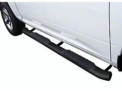 5-Inch Premium Oval Side Step Bars; Body Mount; Semi-Gloss Black (99-13 Silverado 1500 Extended Cab)
