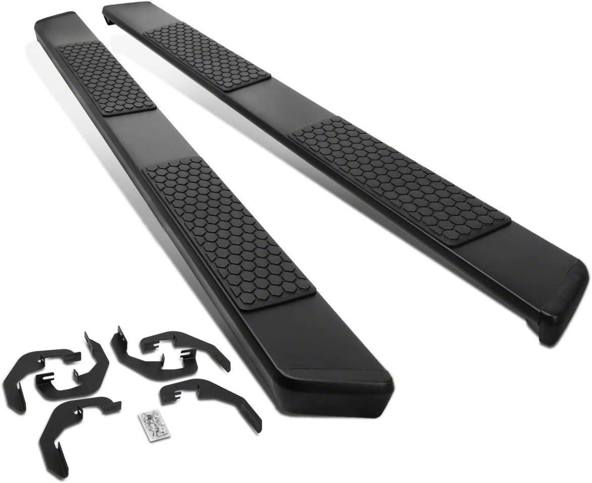 Silverado 1500 5Inch Running Boards; Black (0718 Silverado 1500