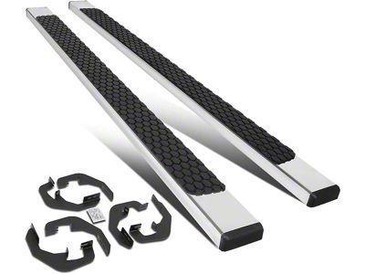 5-Inch Running Boards; Stainless Steel (07-18 Silverado 1500 Extended/Double Cab)