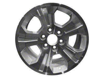 5-Spoke Replica Aluminum Silver 6-Lug Wheel; 18x8.5; 24mm Offset (14-18 Silverado 1500)