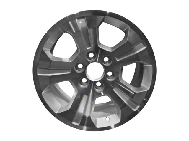 5-Spoke Replica Aluminum Silver 6-Lug Wheel; 18x8.5; 24mm Offset (14-18 Silverado 1500)