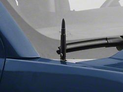 50 Cal Bullet Antenna; 5-Inch; Black (Universal; Some Adaptation May Be Required)