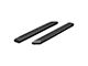 5.50-Inch AdvantEDGE Side Step Bars without Mounting Brackets; Carbide Black (07-24 Silverado 1500 Extended/Double Cab)