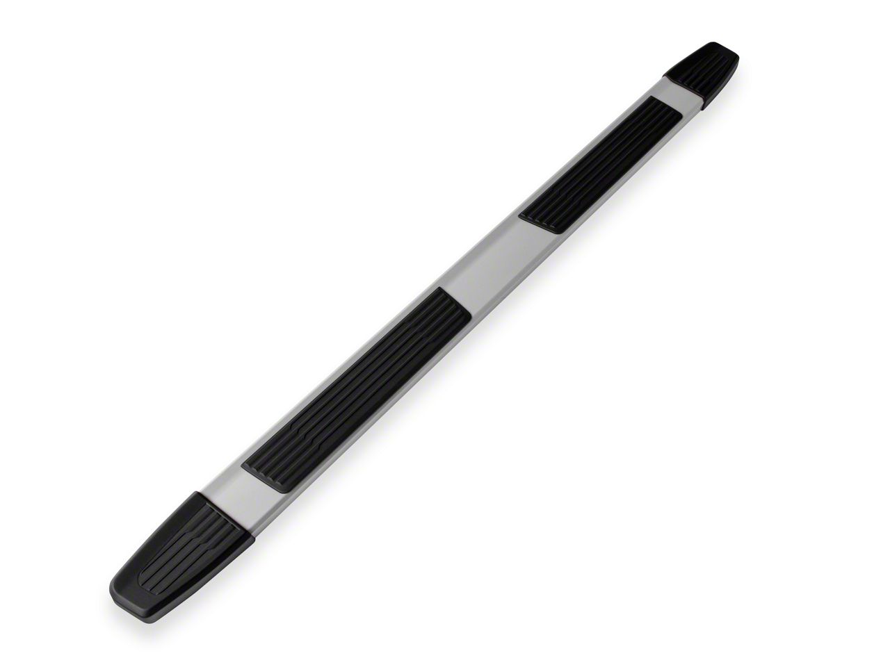 Silverado 1500 6-Inch Flat Step Bar Running Boards; Silver (19-26