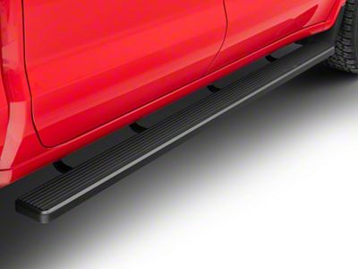 6-Inch iStep Running Boards; Black (19-24 Silverado 1500 Crew Cab)