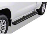 6-Inch iStep Running Boards; Black (19-26 Silverado 1500 Double Cab)