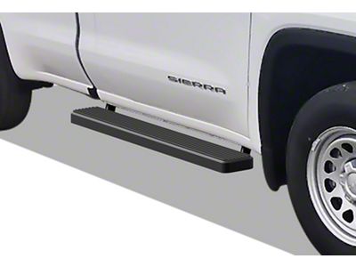 6-Inch iStep Running Boards; Black (19-25 Silverado 1500 Regular Cab)