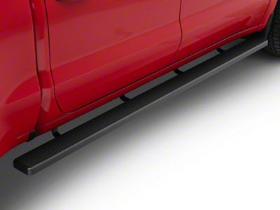 6-Inch iStep Wheel-to-Wheel Running Boards; Black (19-24 Silverado 1500 Crew Cab w/ 5.80-Foot Short Box)