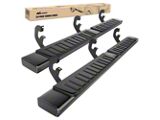 6-Inch Nerf Side Step Bars; Stainless Steel (07-18 Silverado 1500 Extended/Double Cab)