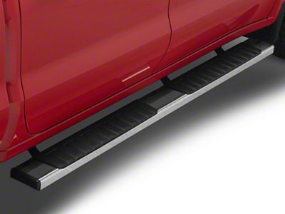 6-Inch Nerf Side Step Bars; Stainless Steel (19-26 Silverado 1500 Crew Cab)
