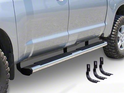 Go Rhino 6-Inch OE Xtreme Side Step Bars; Polished (99-06 Silverado 1500 Extended Cab)