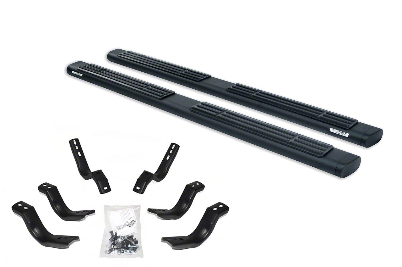 Go Rhino Silverado 1500 6Inch OE Xtreme Side Step Bars; Textured Black