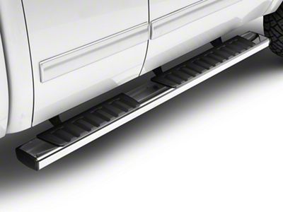 6-Inch Running Boards; Stainless Steel (07-18 Silverado 1500 Extended/Double Cab)