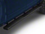 6-Inch Wide Flat Running Boards; Black (07-18 Silverado 1500 Crew Cab)