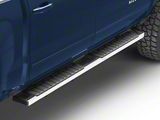6-Inch Wide Flat Running Boards; Polished (07-18 Silverado 1500 Crew Cab)