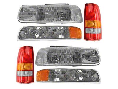 6-Piece Headlight and Tail Light Set (99-02 Silverado 1500 Fleetside)