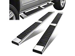 6.75-Inch Running Boards; Polished (19-25 Silverado 1500 Double Cab)