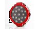 7-Inch Red Round LED Light Kit; Spot/Flood Combo Beam (Universal; Some Adaptation May Be Required)
