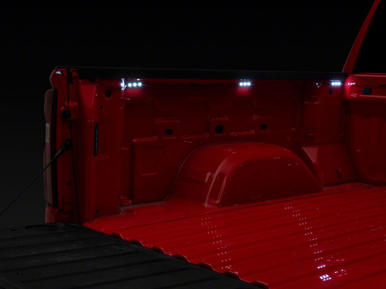 Aaiwa 8PC Bed Light Strip 8-Piece Waterproof LED Truck Bed Light Kit - 24 LEDs Per Pod, White 6000K, 12V Truck Rock Lights - Foto 5