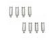 8-Piece Spark Plug Wire Heat Shield Set (99-09 4.8L, 5.3L, 6.0L, 6.2L Silverado 1500)