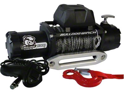 8,000 lb. Winch with Synthetic Rope (Universal; Some Adaptation May Be Required)