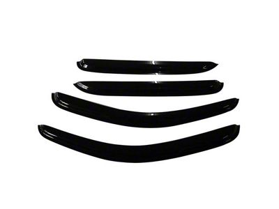 Acrylic Window Visors (07-13 Silverado 1500 Crew Cab)