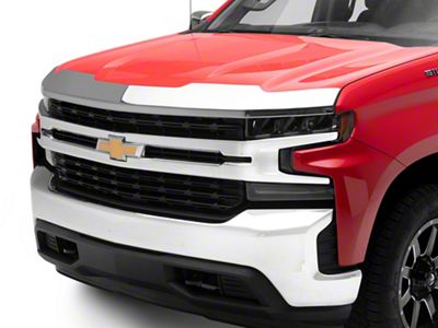 Aeroskin Hood Protector; Chrome (19-24 Silverado 1500, Excluding 22-24 Trail Boss & ZR2)