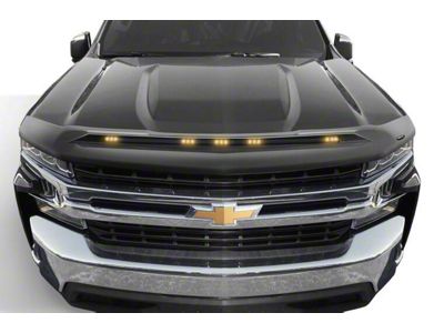 Aeroskin LightShield Color-Match Hood Protector; Graphite Metallic (16-18 Silverado 1500)