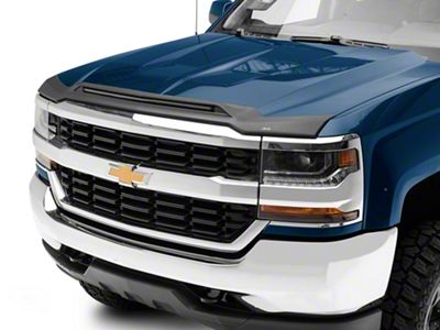 Aeroskin LightShield Hood Protector; Black (16-18 Silverado 1500)