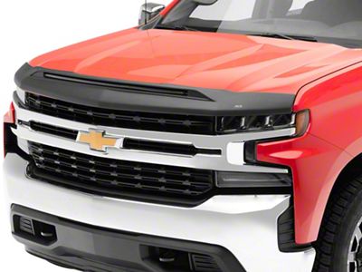 Aeroskin LightShield Hood Protector; Black (19-24 Silverado 1500, Excluding 22-24 Trail Boss & ZR2)