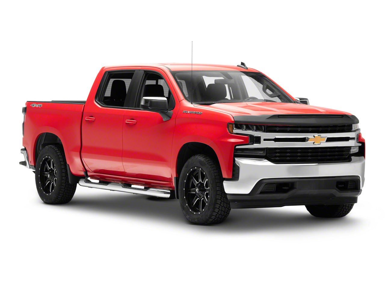 thumbnail image 2 of TripleAliners Hood Deflector For 2019-2025 Chevy Silverado 1500 | TPE Bug Shield, Rock Chip Protection 2 of 9