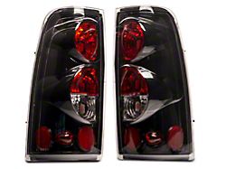 Altezza Tail Lights; Glossy Black Housing; Clear Lens (99-06 Silverado 1500 Fleetside)