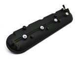Aluminum Valve Cover; Driver Side; Black (09-20 V8 Silverado 1500)