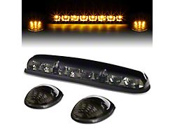 Amber LED Cab Lights; Smoke (02-06 Silverado 1500)