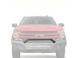 Armour Front Bumper Bull Nose; Black (19-21 Silverado 1500)